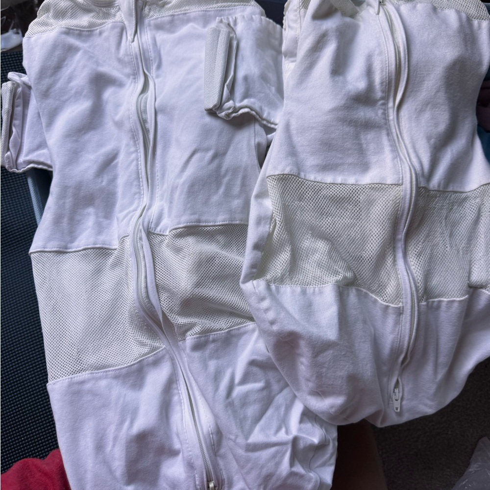 White Baby Swaddle Set